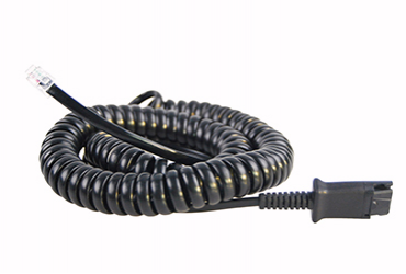 BeeBang-QD002 3.5mm stereo QD connecting cord with coiled cord